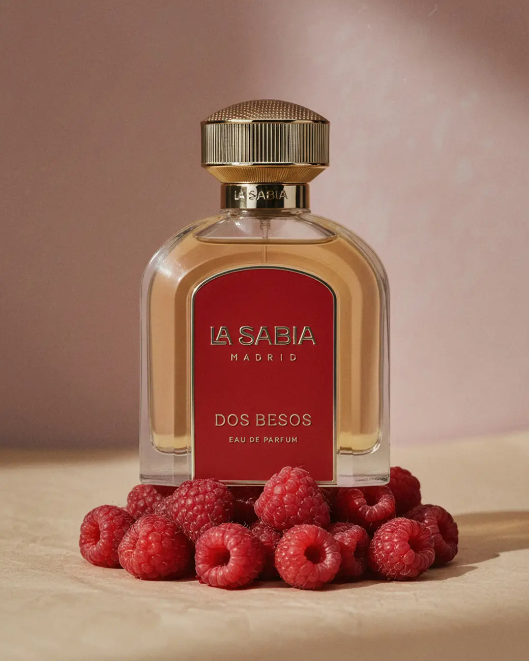 A fragrance on a bed of raspberries · TimeLäB Studio