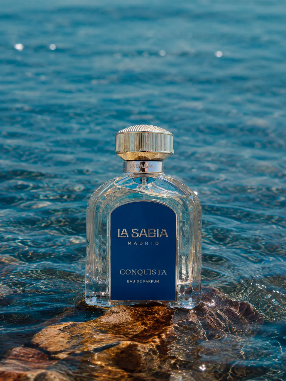 A fragrance on a rock at the water’s edge · TimeLäB Studio